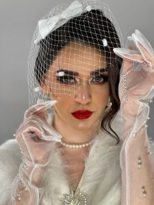 chapeau bibi veronna blanc