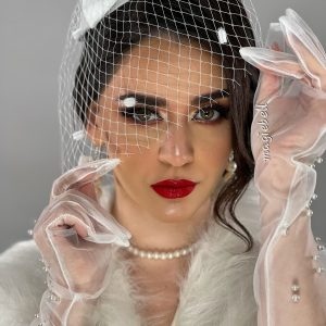 chapeau bibi veronna blanc